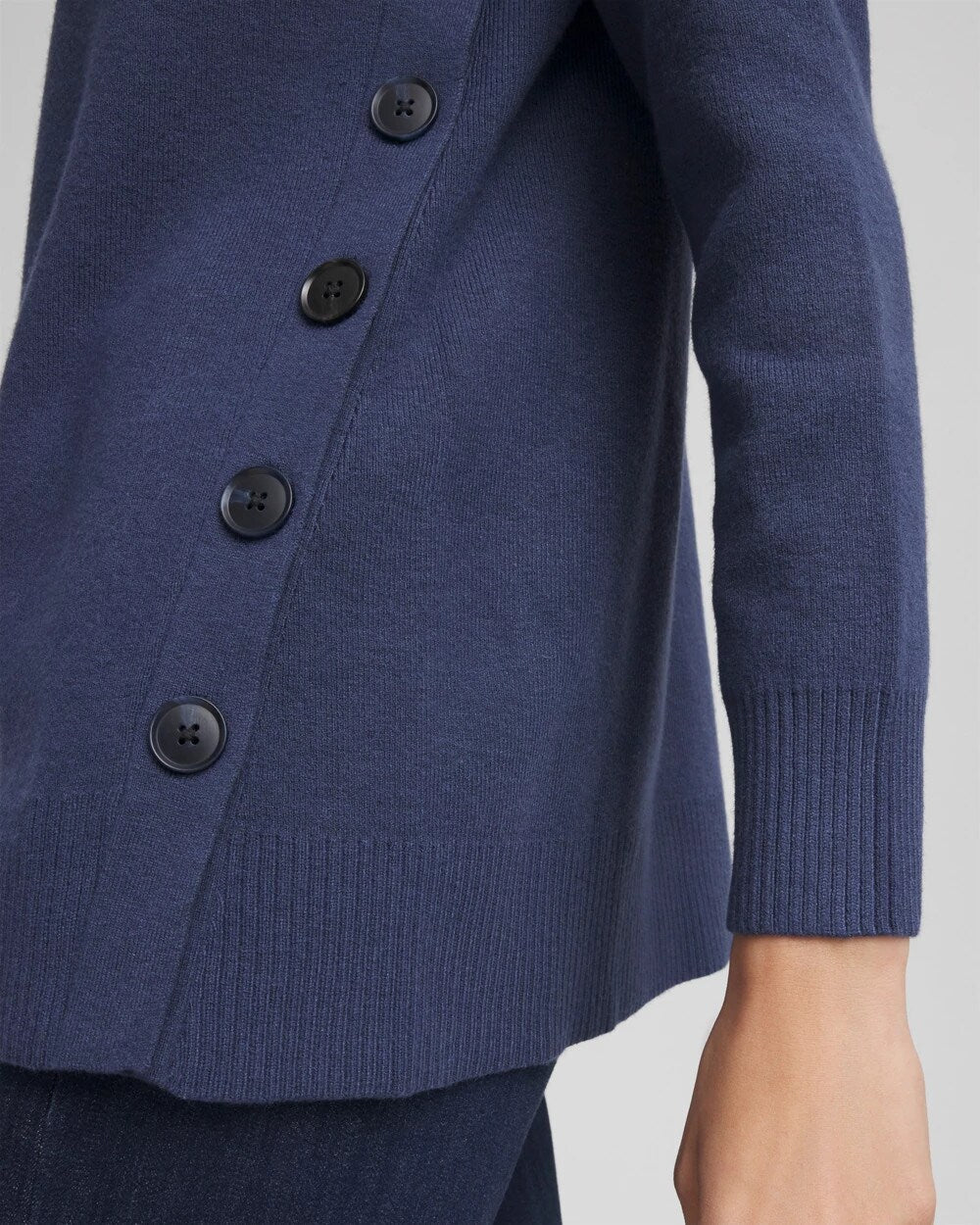 Chico's Online - Button Tunic Sweater