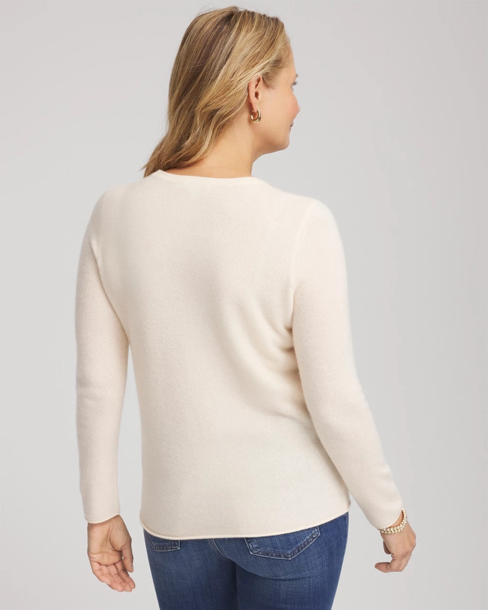 Chico's Discount - Crewneck Cashmere Pullover Sweater