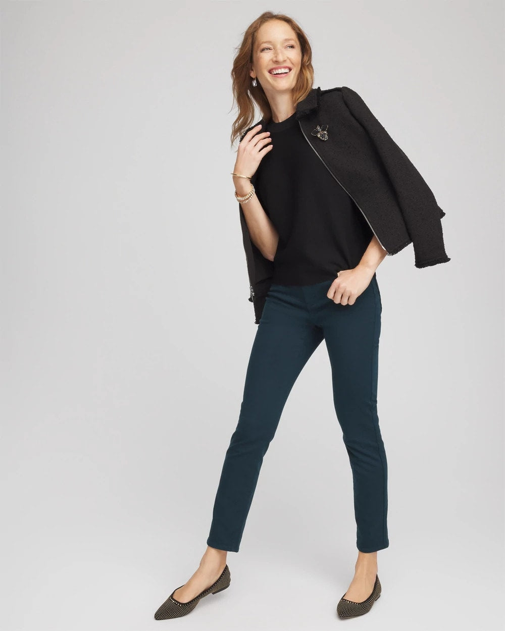 Chico's On Sale - Dolman Sleeve Crew Neck Pullover Sweater