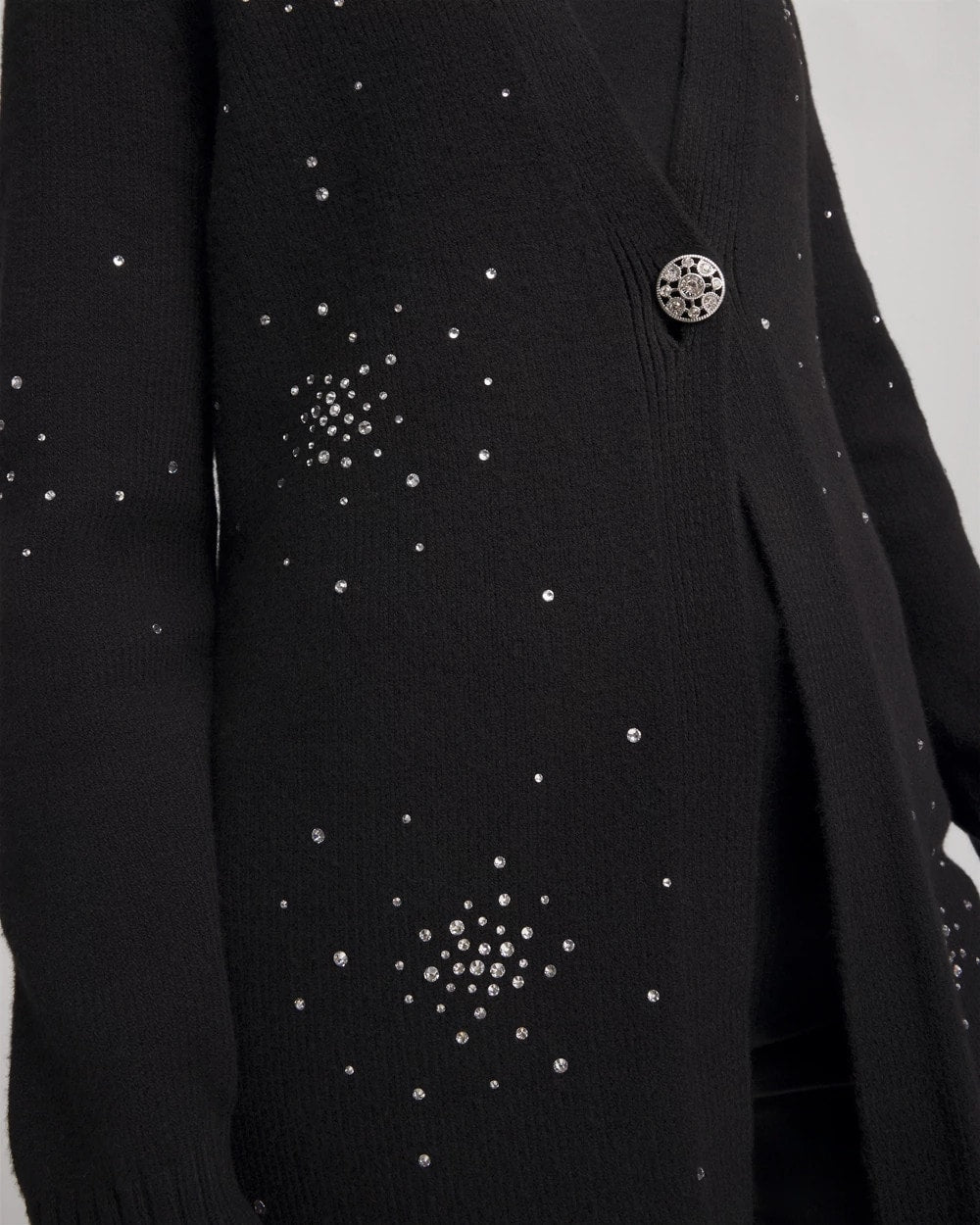 Chico's Outlet - Rhinestone Embellished Cardigan