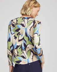 Chico's / Ella Bloom V-Neck Pullover Sweater