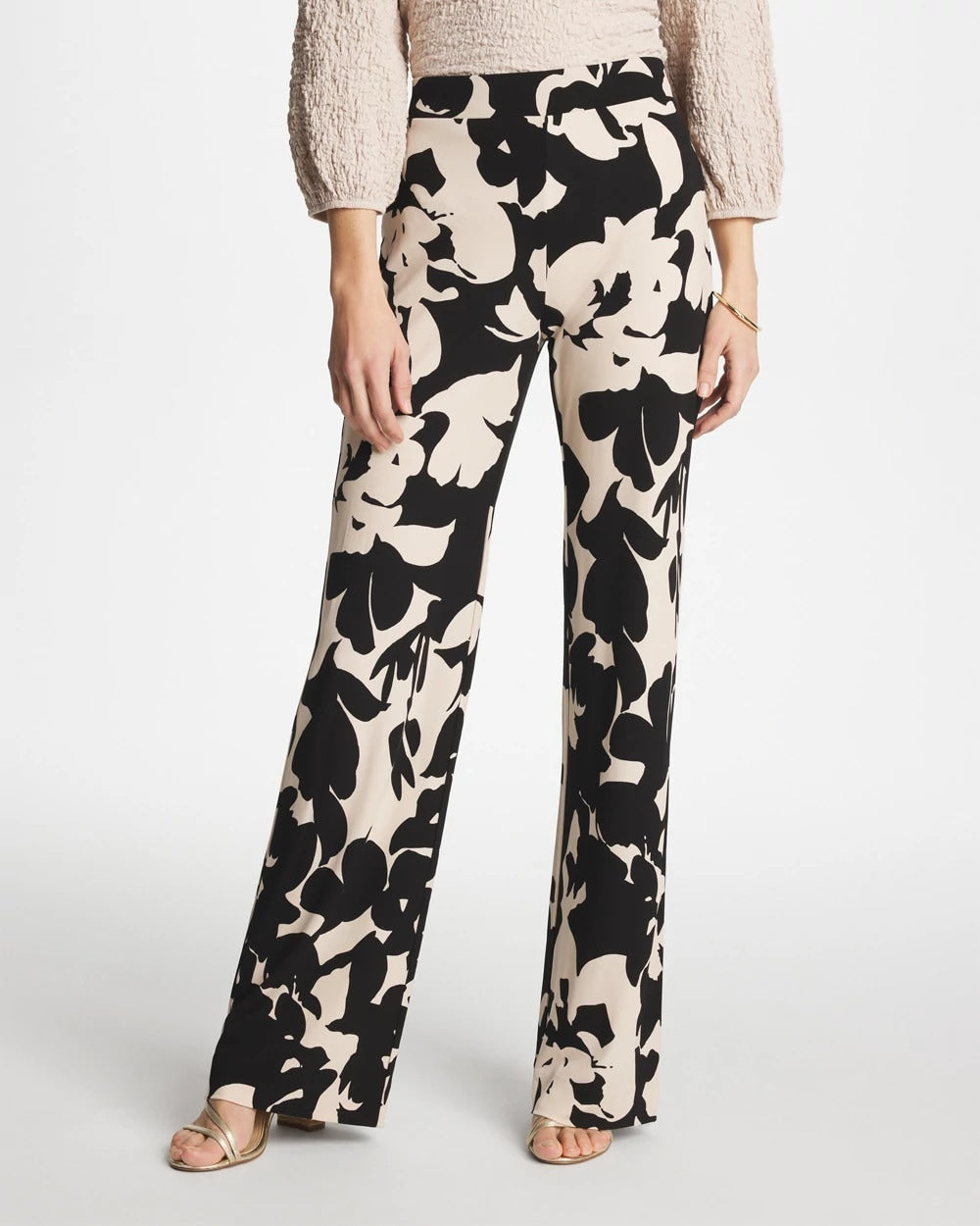 Chico's For Sale - Shadow Blossom Matte Jersey Pants