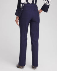 Chico's US - Cotton Straight-Leg Trousers