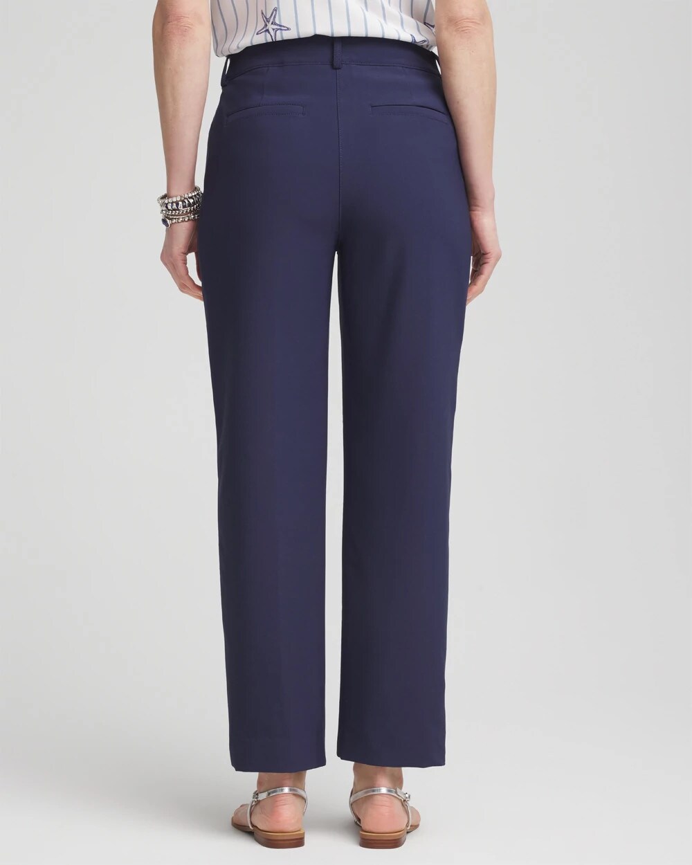Chico's Discount - Fly Front Ankle Pants