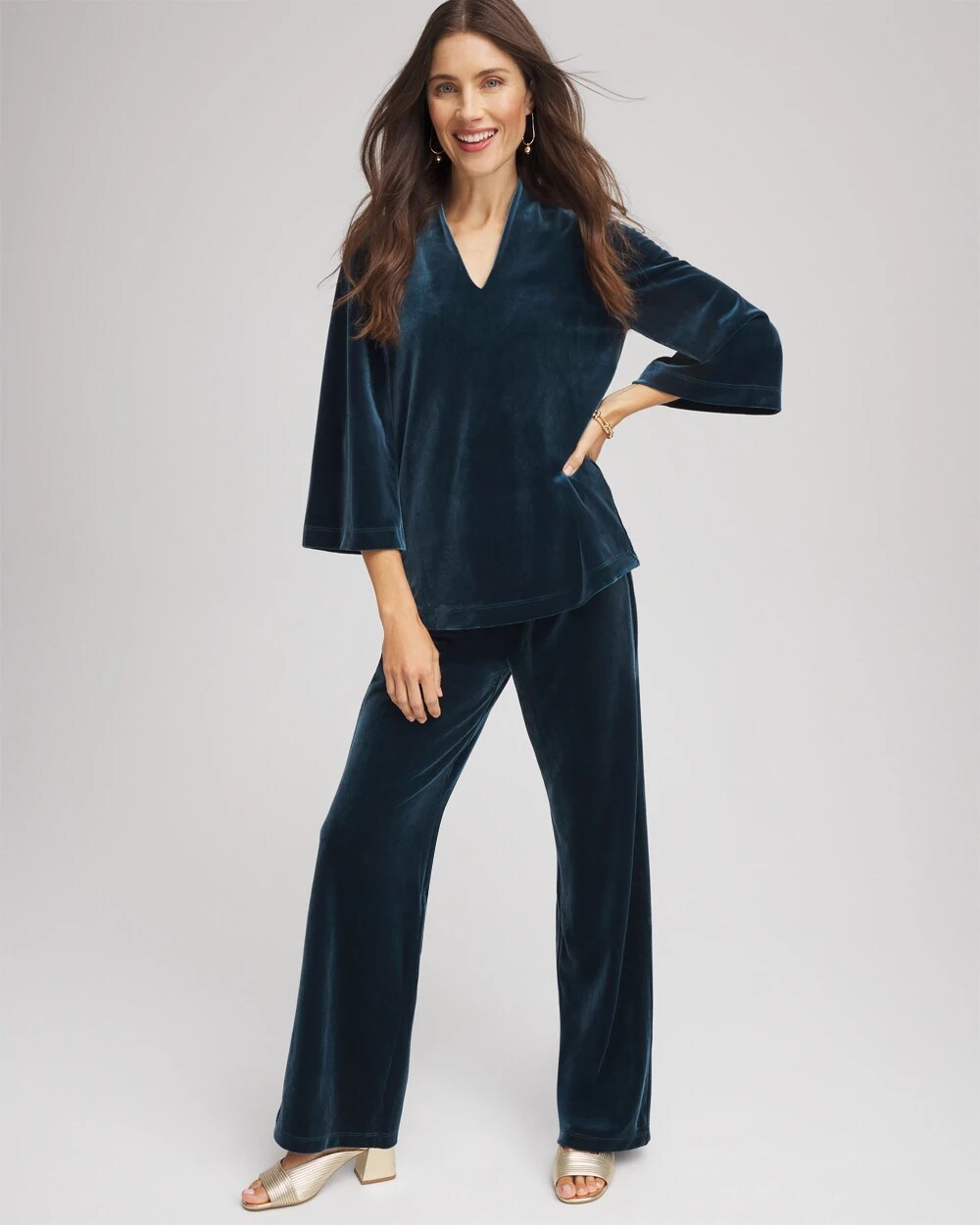 Chico's For Sale - Travelers™ Velvet No Tummy Pants