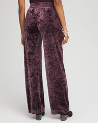 Chico's Outlet - Crushed Velvet Wide-Leg Pants