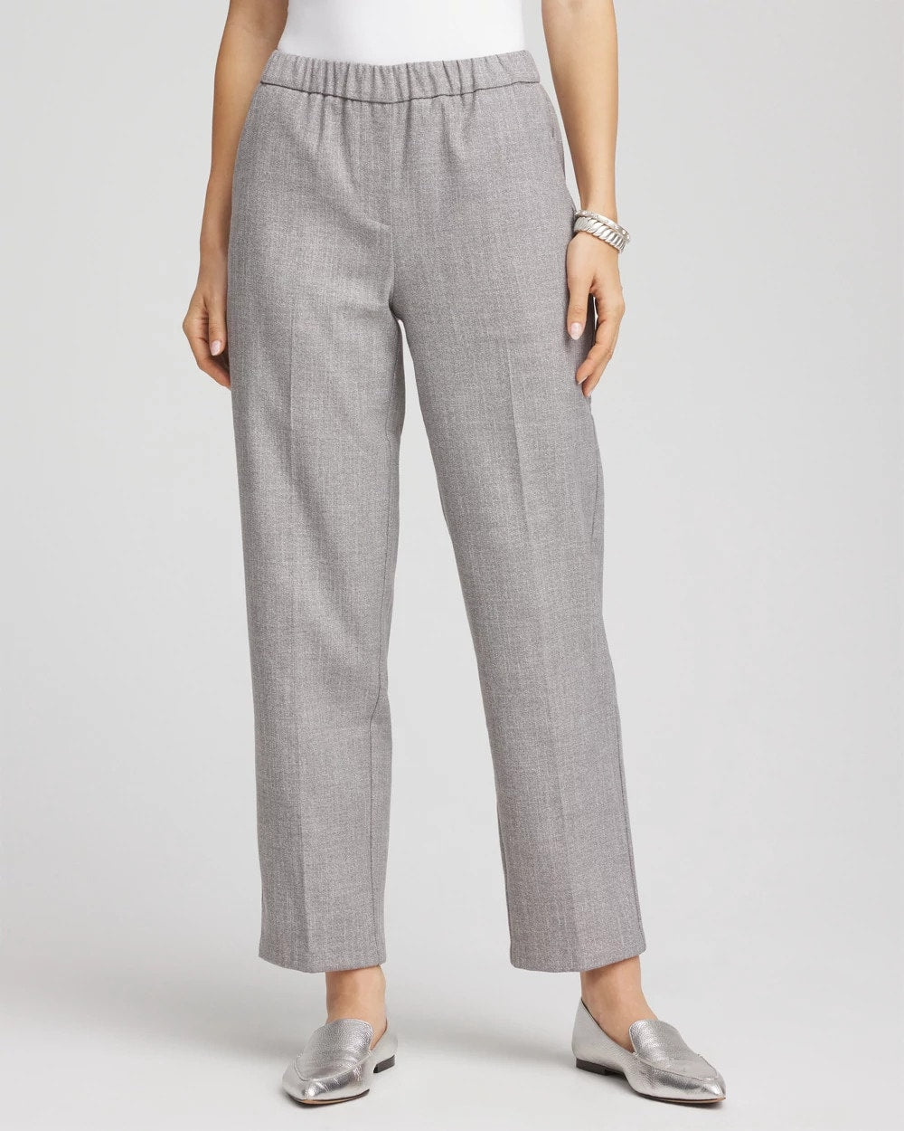 Chico's Online - Shimmer Straight Tapered Ankle Pants