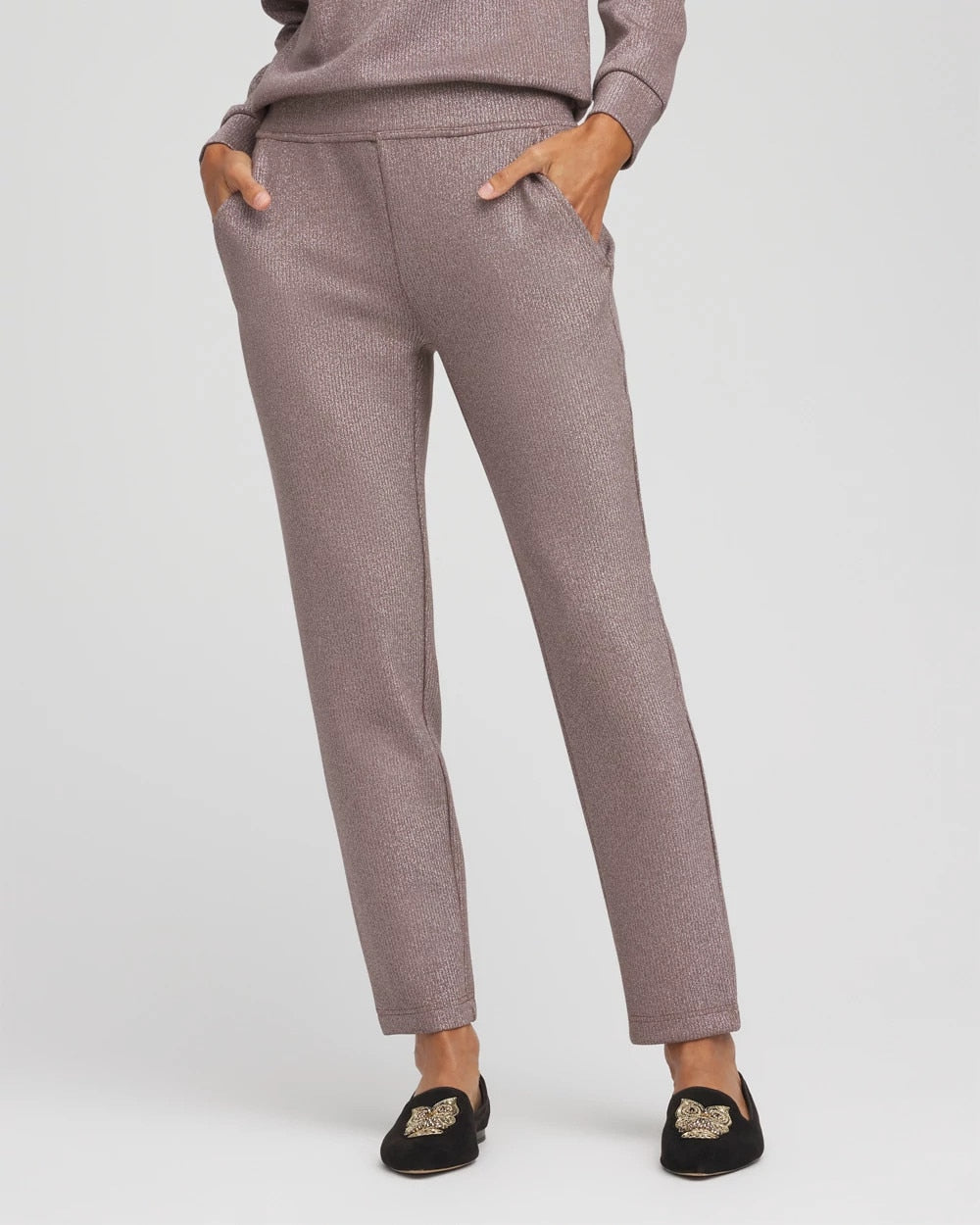 Chico's US - Zenergy® Sparkle Tapered Ankle Pants