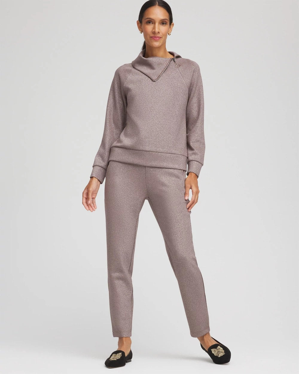 Chico's US - Zenergy® Sparkle Tapered Ankle Pants