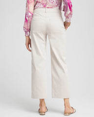 Chico's For Sale - Stretch Sateen Straight Cropped Pants