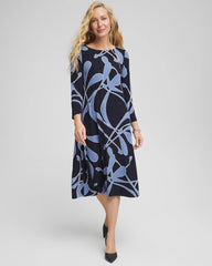 Chico's Discount - Travelers™ Abstract Midi Dress
