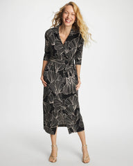 Chico's On Sale - Printed Knit Shirtdress