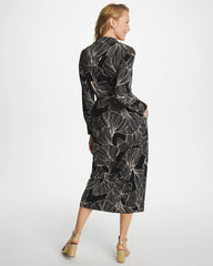 Chico's On Sale - Printed Knit Shirtdress