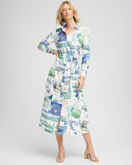 Chico's Outlet - Port Call Maxi Shirtdress