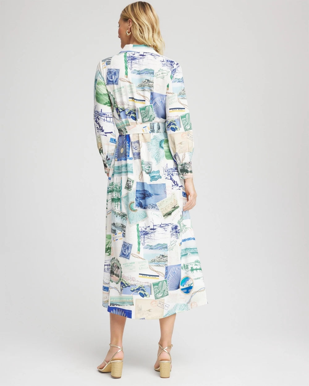 Chico's Outlet - Port Call Maxi Shirtdress