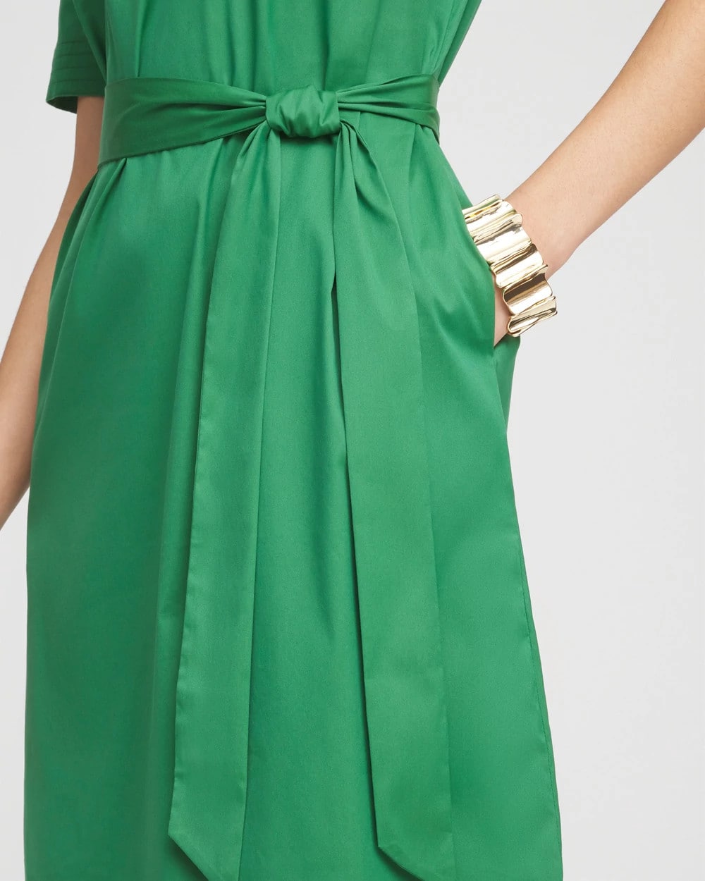 Chico's / Shirttail Hem Popover Dress