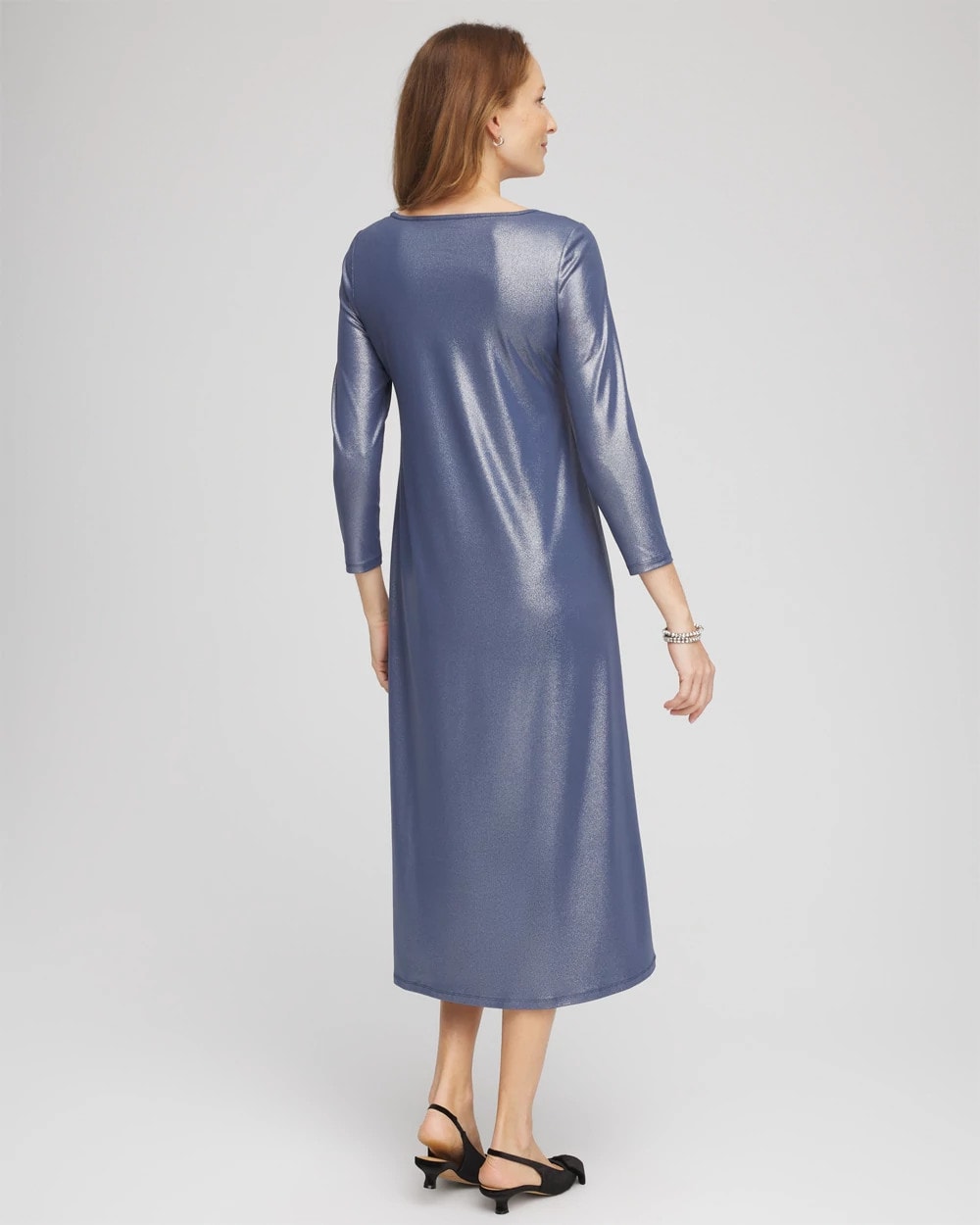 Chico's On Sale - Foiled Jersey Knit Maxi Dress