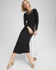 Chico's For Sale - Embellished Column Maxi Dress