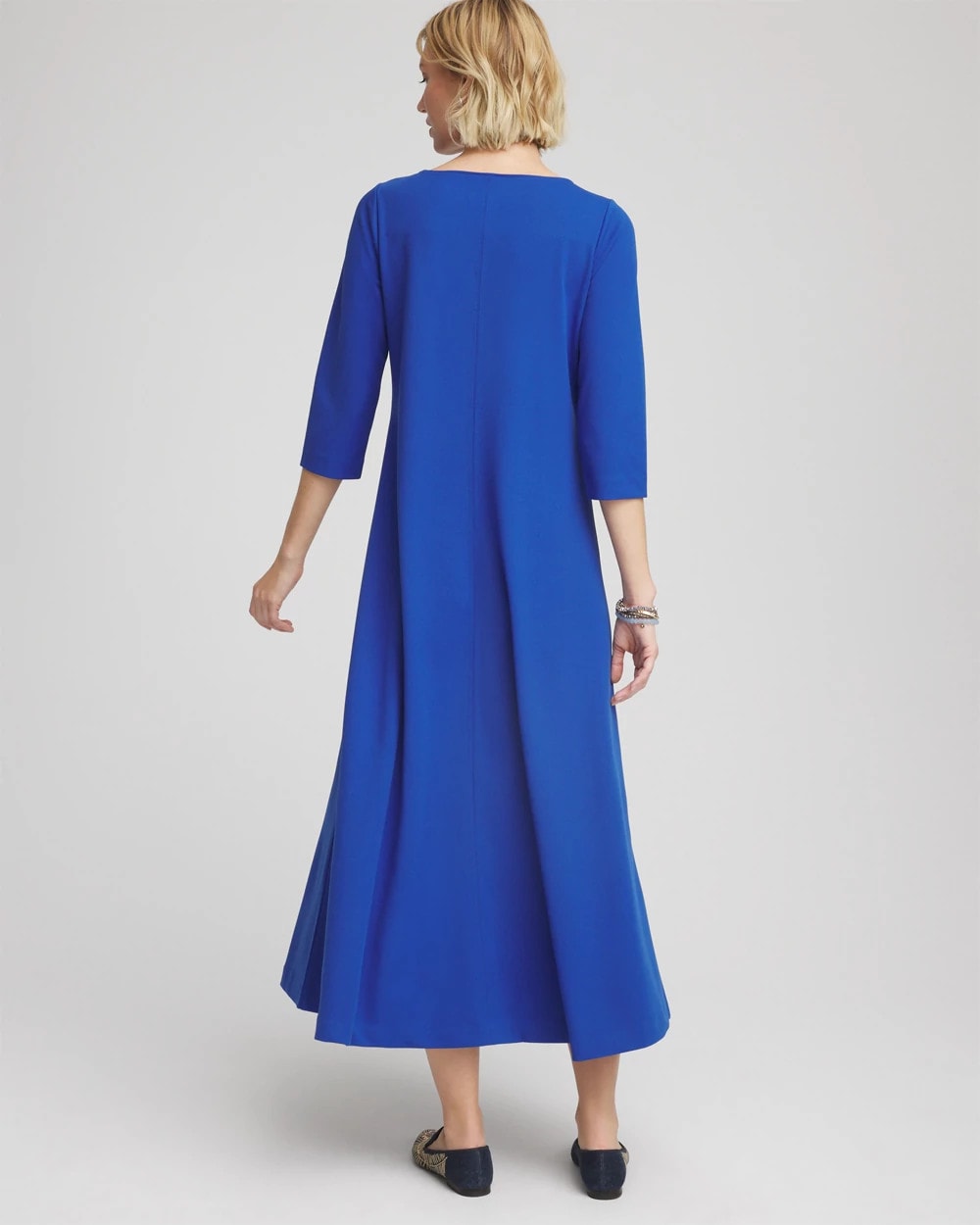 Chico's Outlet - Seamed Crepe Maxi Dress