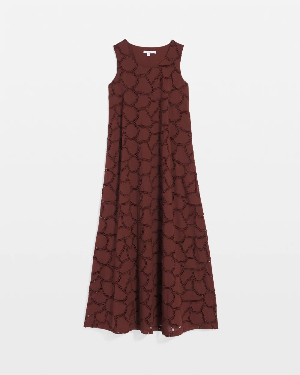 Chico's / Eyelet Cutout Maxi Tank Dress