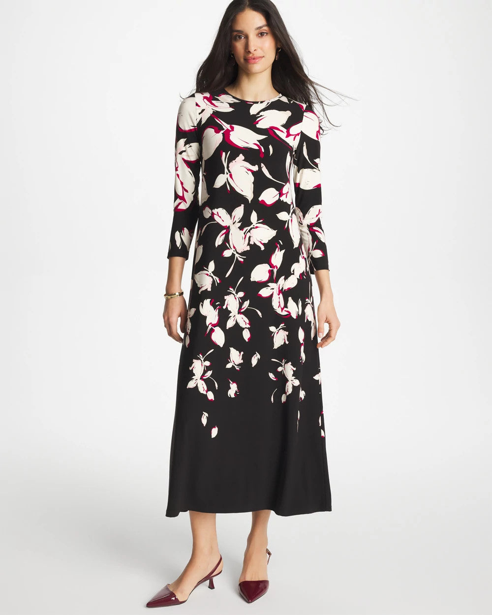 Chico's US - Column Knit Maxi Dress