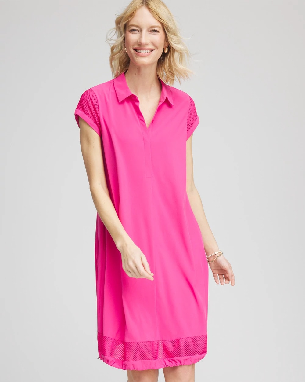 Chico's For Sale - Zenergy® UPF Mesh-Trim Bungee Dress
