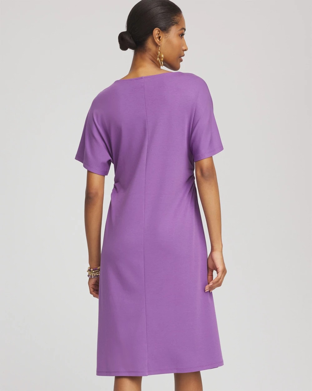 Chico's Outlet - Fit and Flare Cinched Waist Dress