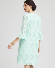 Chico's US - Eyelet Cotton Voile Dress