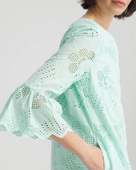 Chico's US - Eyelet Cotton Voile Dress