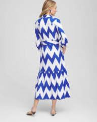 Chico's Discount - Chevron Striped Shirtdress
