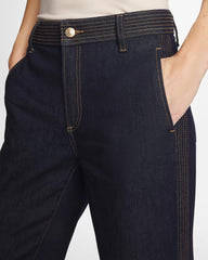Chico's On Sale - Trapunto Wide-Leg High-Rise Jeans
