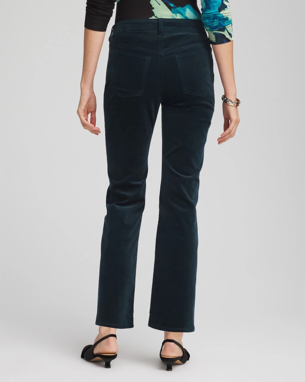 Chico's Online - Velveteen Pull-On Flared Jeans