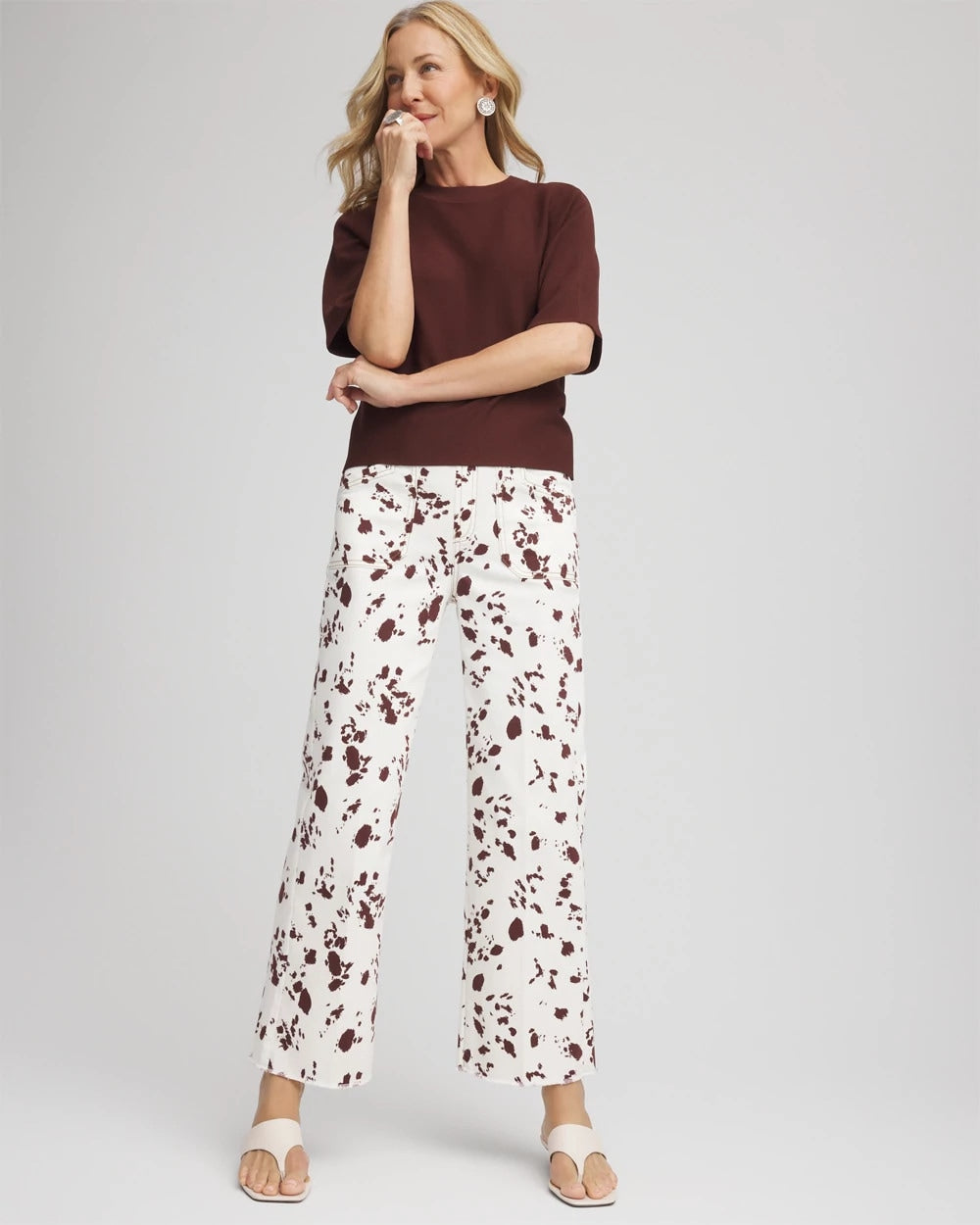 Chico's US - Pampas Pony Pull on Wide Crop