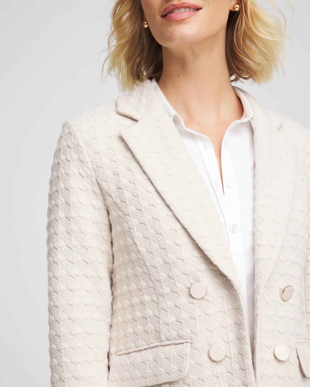 Chico's Sale - Textured Knit Blazer