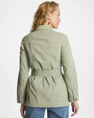 Chico's Outlet - Elongated Belted Denim Jacket