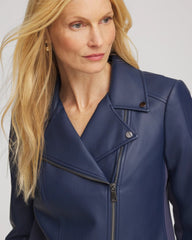 Chico's / Faux Leather Moto Jacket