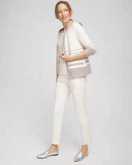 Chico's / Zenergy® Luxe Metallic Striped Sweater