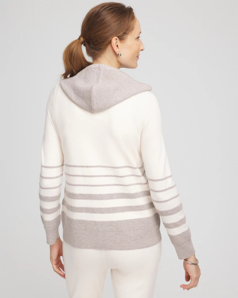 Chico's / Zenergy® Luxe Metallic Striped Sweater