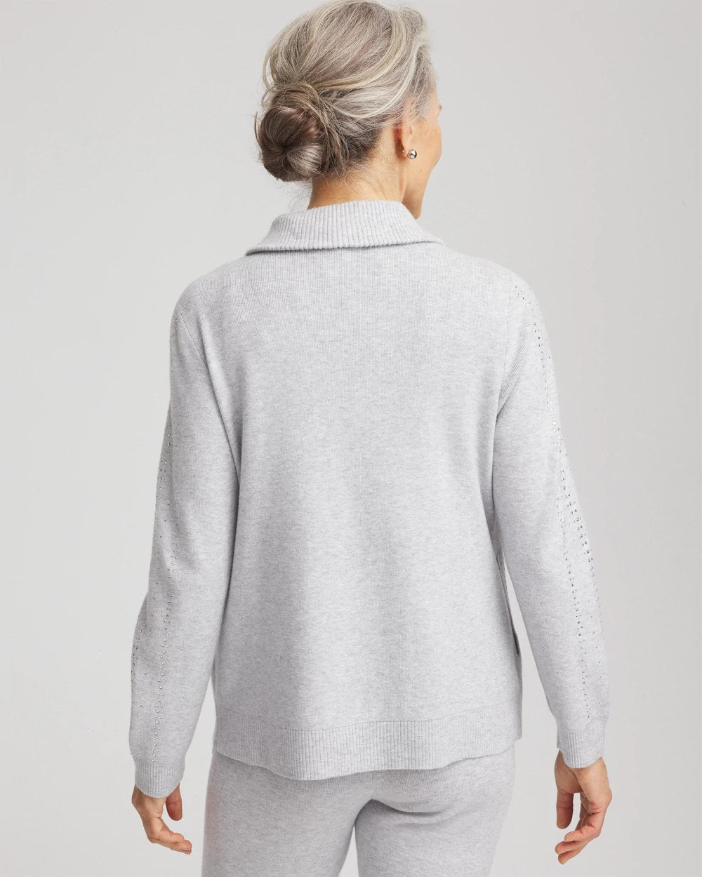 Chico's For Sale - Zenergy® Luxe Diamante Zip Cardigan