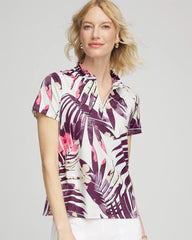 Chico's Online - Zenergy® UPF Ruffle-Neck Polo