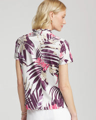Chico's Online - Zenergy® UPF Ruffle-Neck Polo