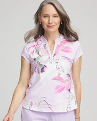 Chico's US - Zenergy® UPF Floral Polo