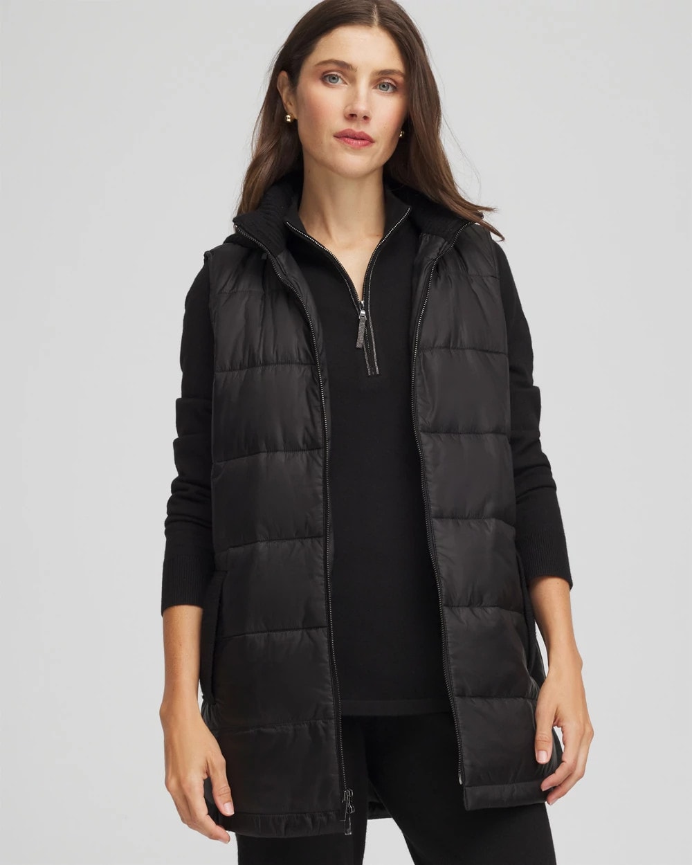 Chico's On Sale - Zenergy® Quilted Hooded Vest