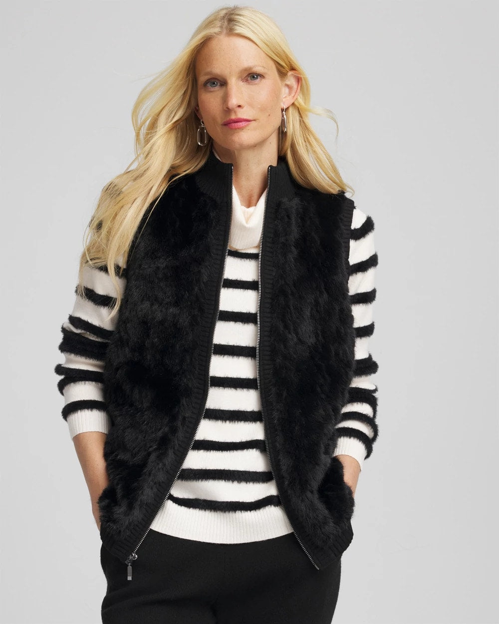 Chico's For Sale - Zenergy® Luxe Faux Fur Vest