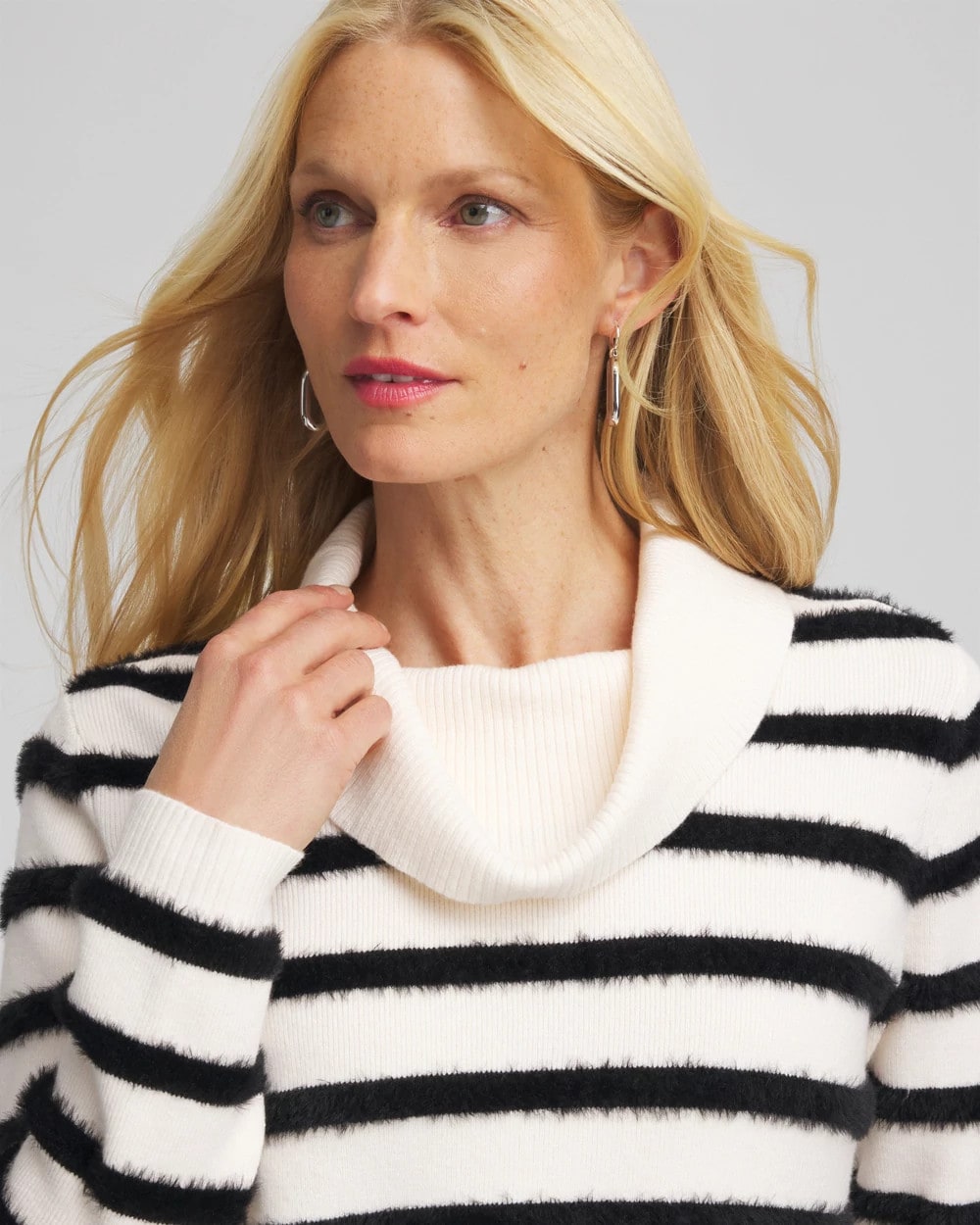 Chico's Outlet - Zenergy® Luxe Eyelash Striped Sweater