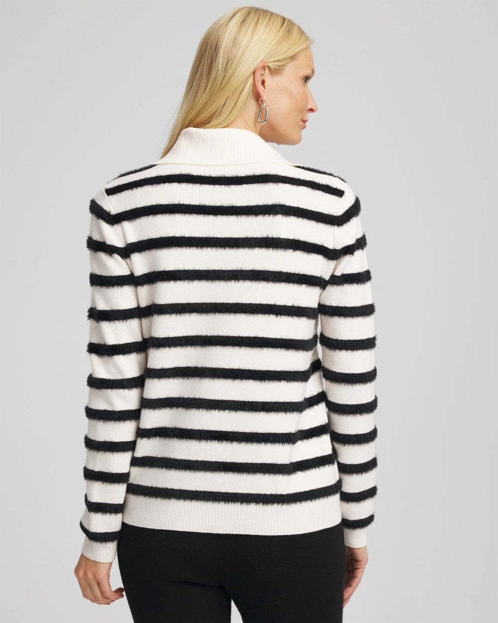 Chico's Outlet - Zenergy® Luxe Eyelash Striped Sweater