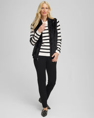 Chico's Outlet - Zenergy® Luxe Eyelash Striped Sweater