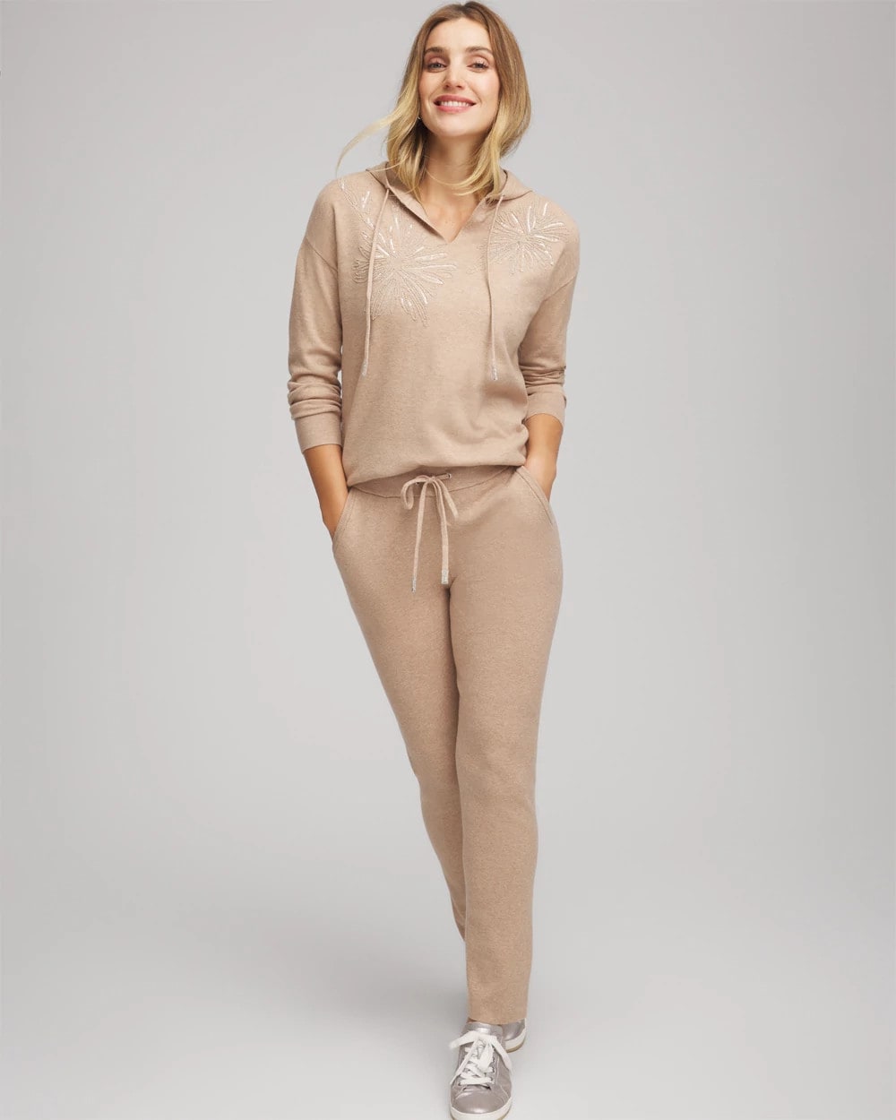 Chico's US - Zenergy® Luxe Embroidered Pullover Sweater