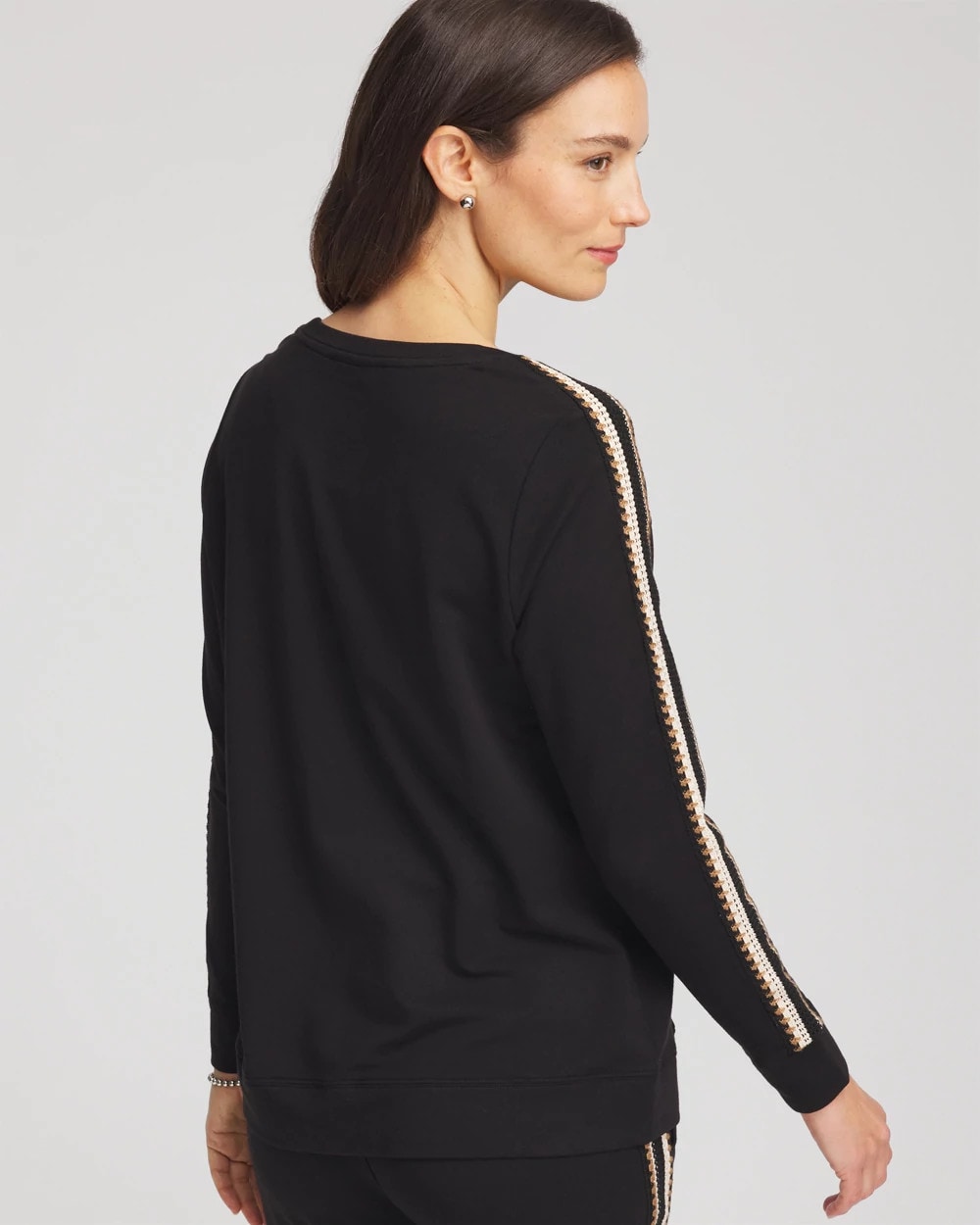 Chico's For Sale - Zenergy® Lattice-Trim Pullover Top