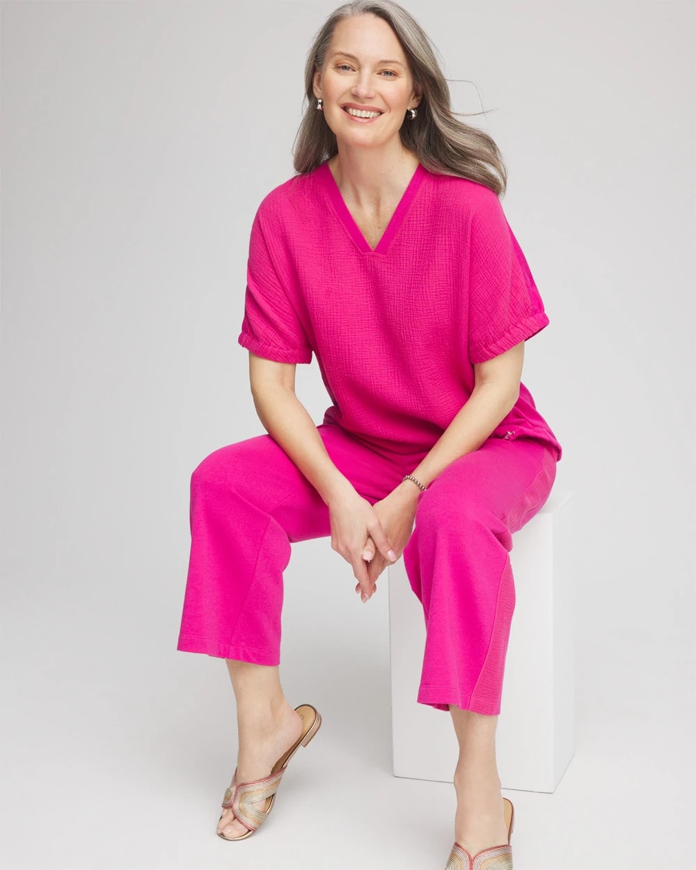 Chico's Outlet - Zenergy® Gauze Lounge Shirt
